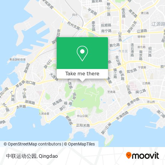 中联运动公园 map