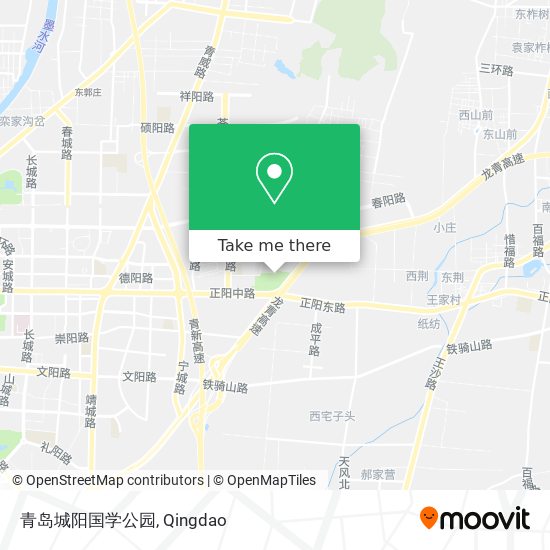 青岛城阳国学公园 map