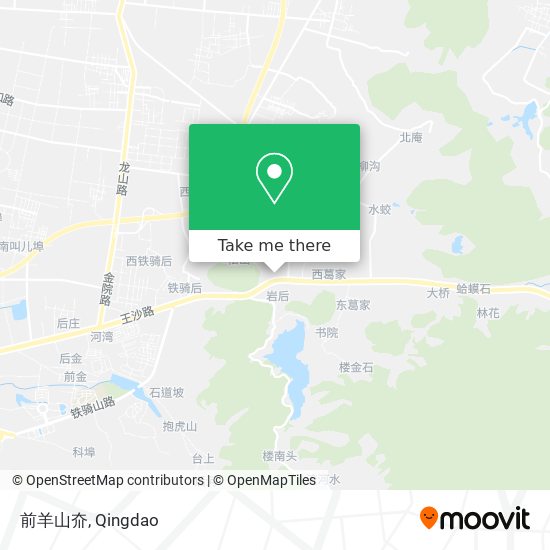 前羊山夼 map