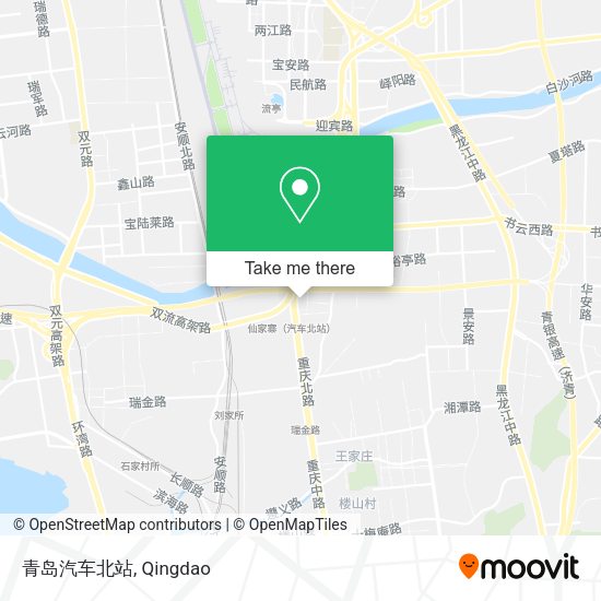 青岛汽车北站 map