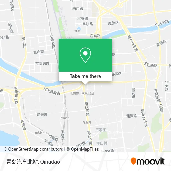 青岛汽车北站 map