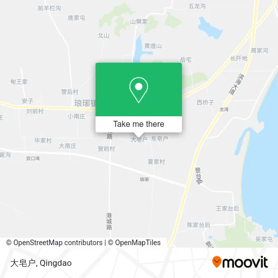 大皂户 map