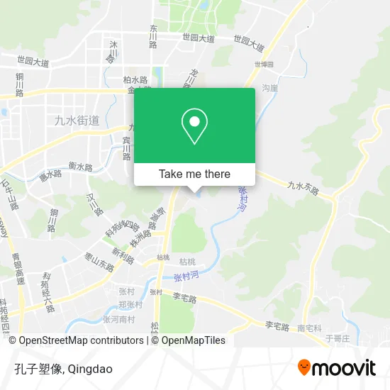 孔子塑像 map