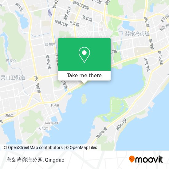 唐岛湾滨海公园 map