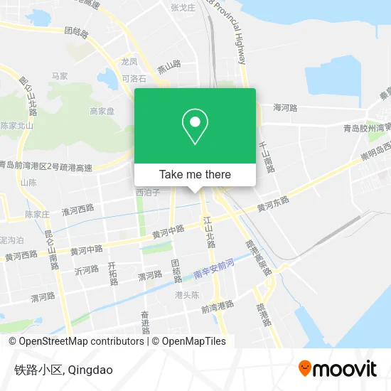 铁路小区 map