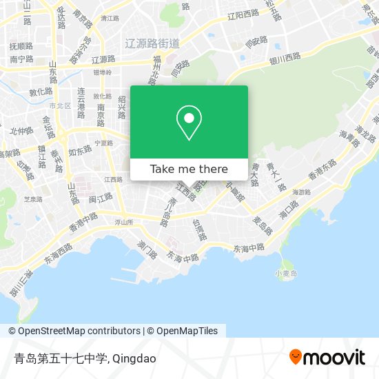 青岛第五十七中学 map