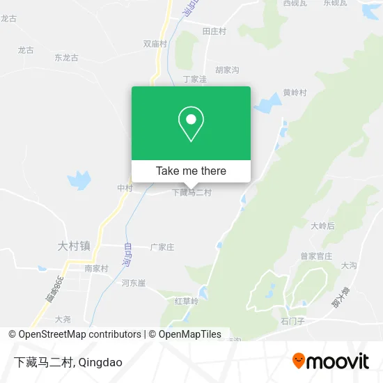 下藏马二村 map