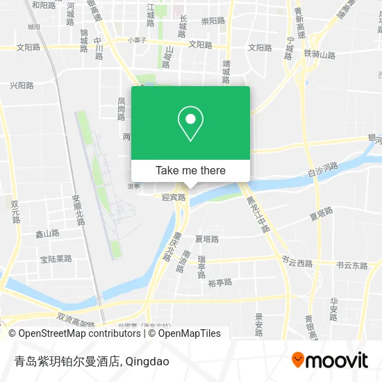 青岛紫玥铂尔曼酒店 map
