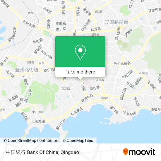 中国银行 Bank Of China map