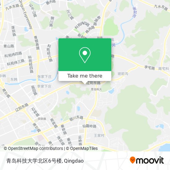 青岛科技大学北区6号楼 map