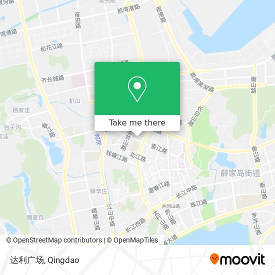达利广场 map