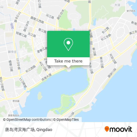 唐岛湾滨海广场 map