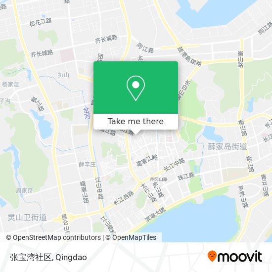 张宝湾社区 map