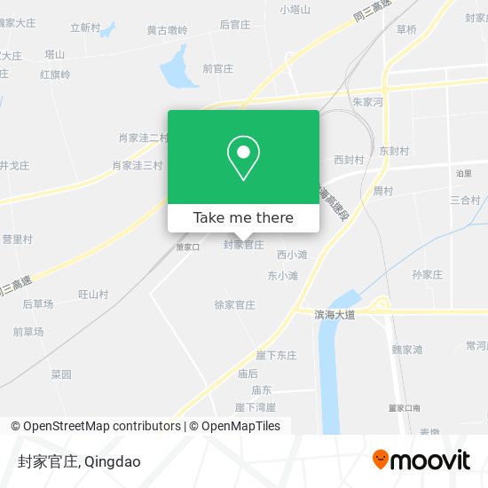封家官庄 map