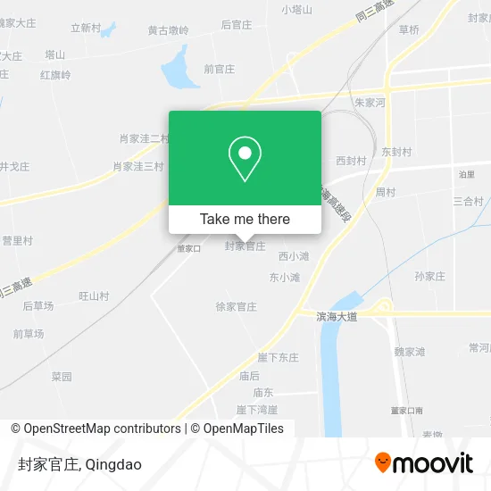 封家官庄 map