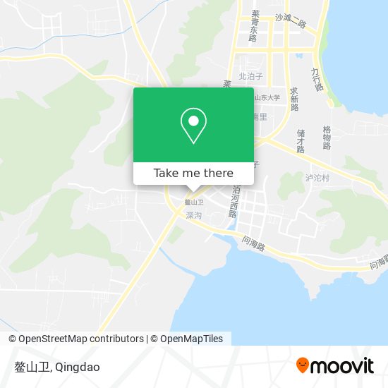鳌山卫 map
