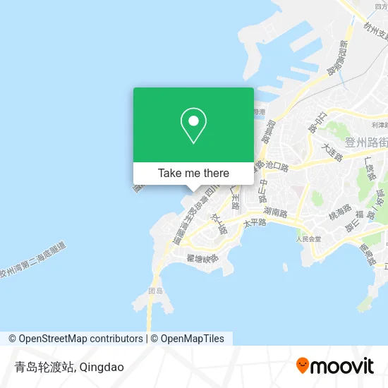 青岛轮渡站 map