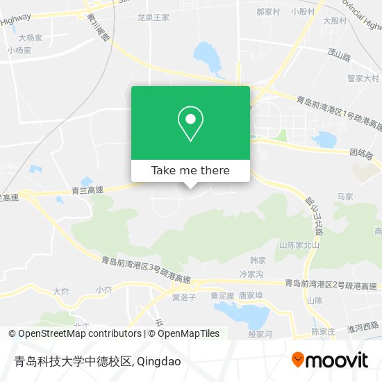 青岛科技大学中德校区 map
