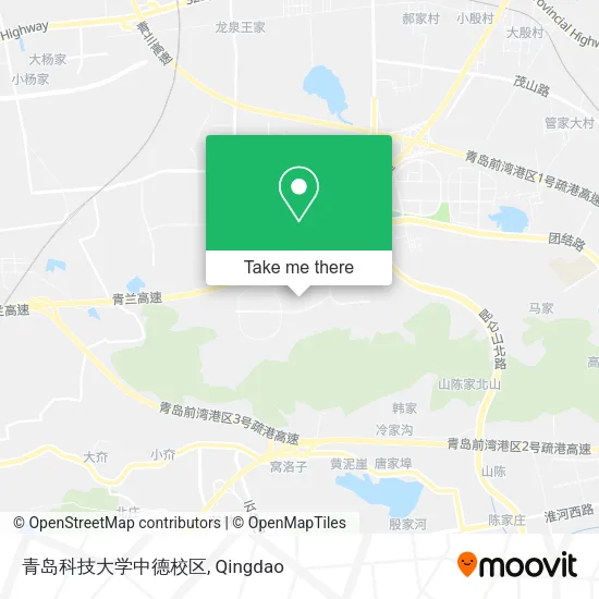 青岛科技大学中德校区 map