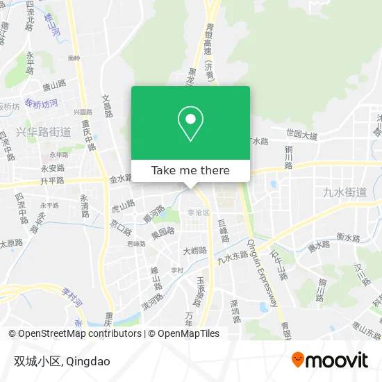 双城小区 map