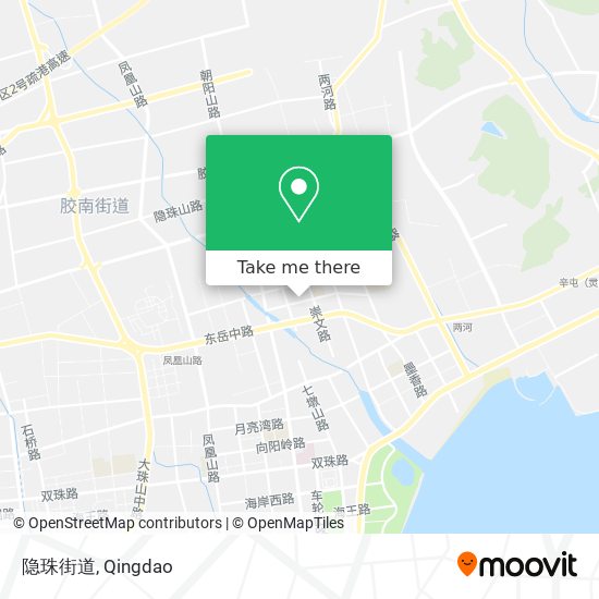 隐珠街道 map
