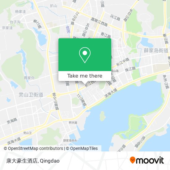 康大豪生酒店 map