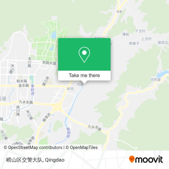 崂山区交警大队 map