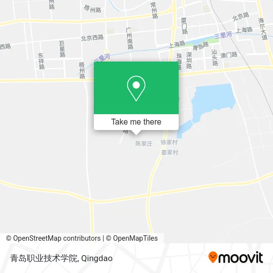 青岛职业技术学院 map