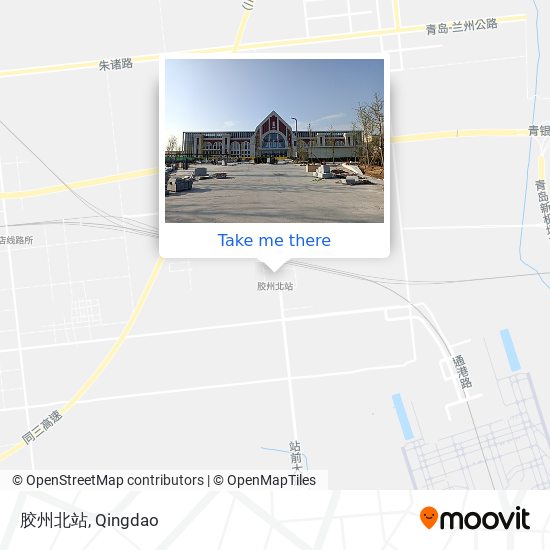 胶州北站 map