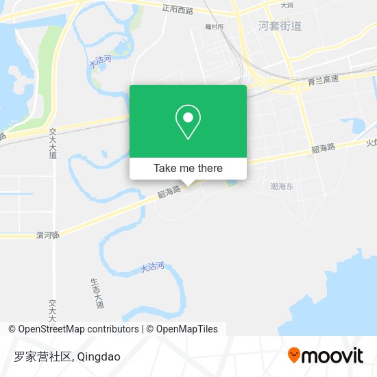 罗家营社区 map