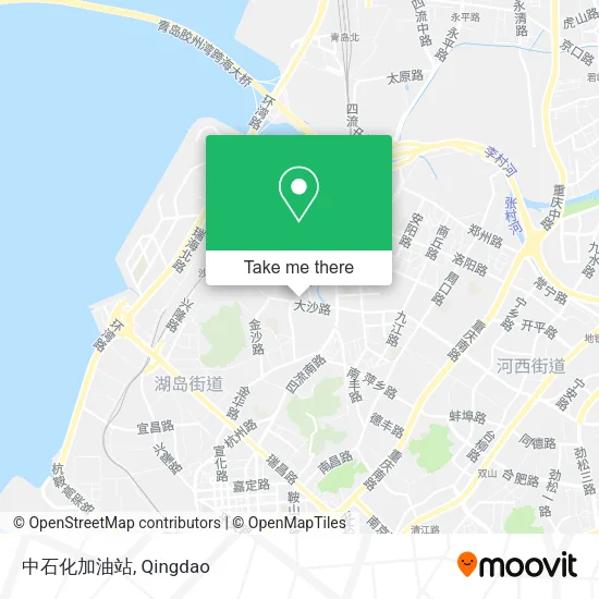 中石化加油站 map