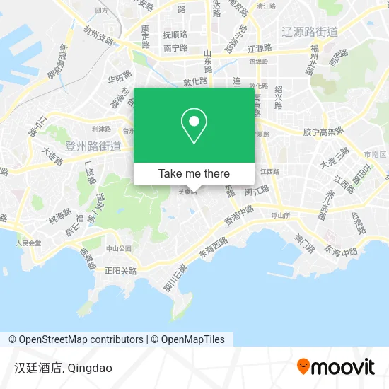 汉廷酒店 map