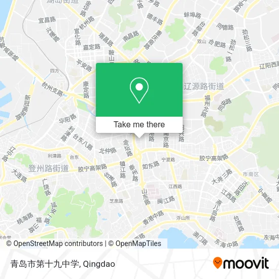 青岛市第十九中学 map