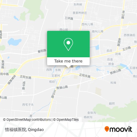 惜福镇医院 map