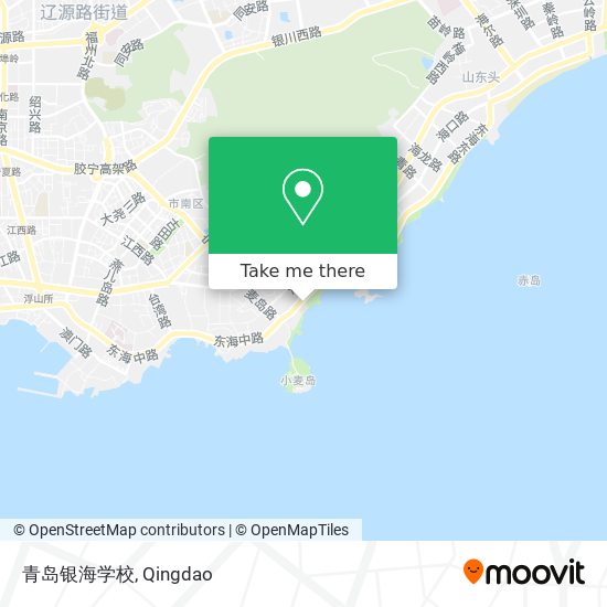 青岛银海学校 map