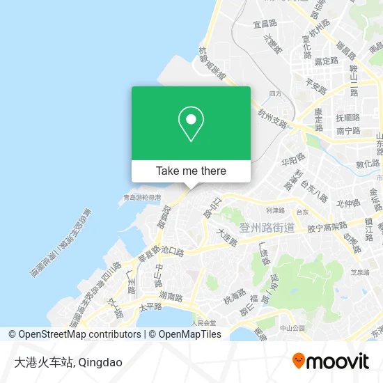 大港火车站 map