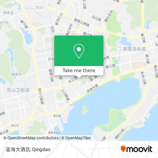 蓝海大酒店 map