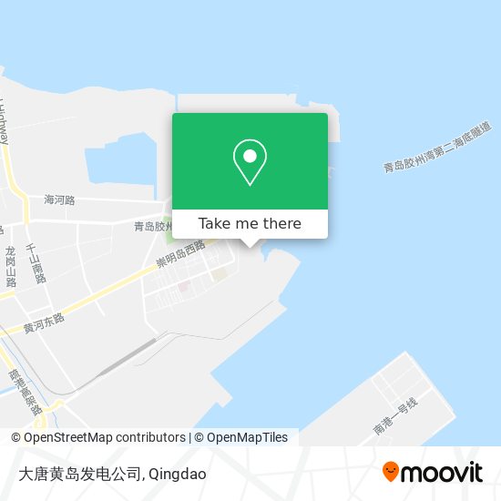 大唐黄岛发电公司 map