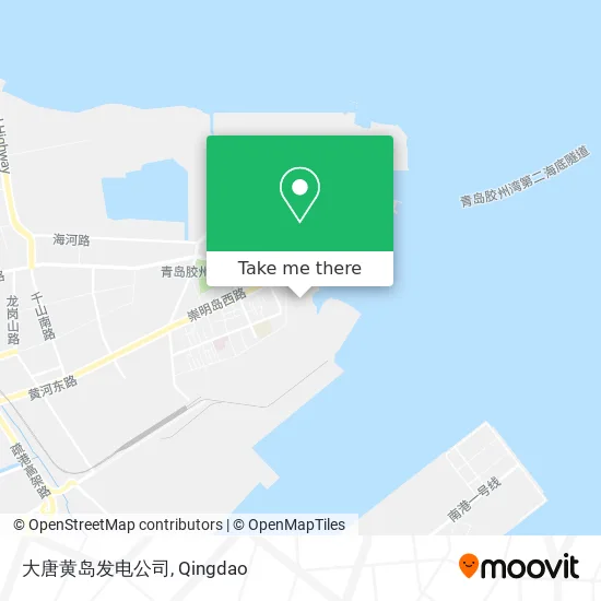 大唐黄岛发电公司 map