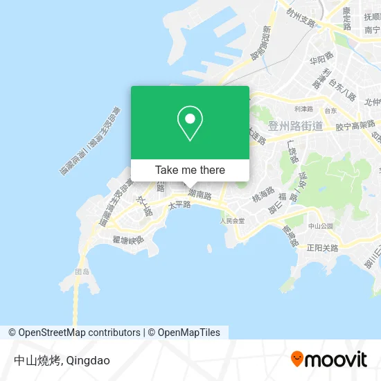 中山燒烤 map
