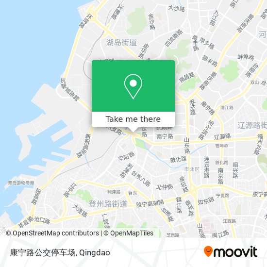 康宁路公交停车场 map