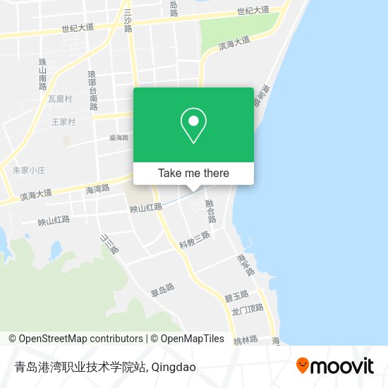 青岛港湾职业技术学院站 map