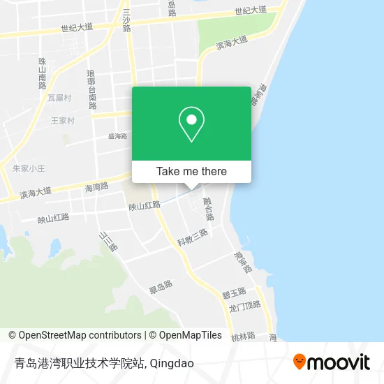 青岛港湾职业技术学院站 map