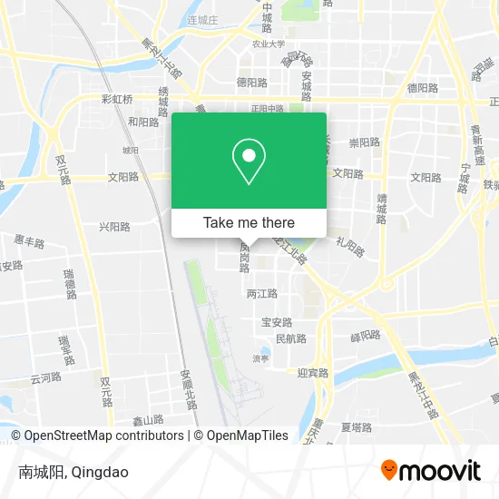 南城阳 map