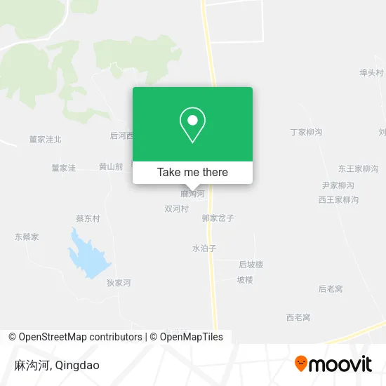 麻沟河 map