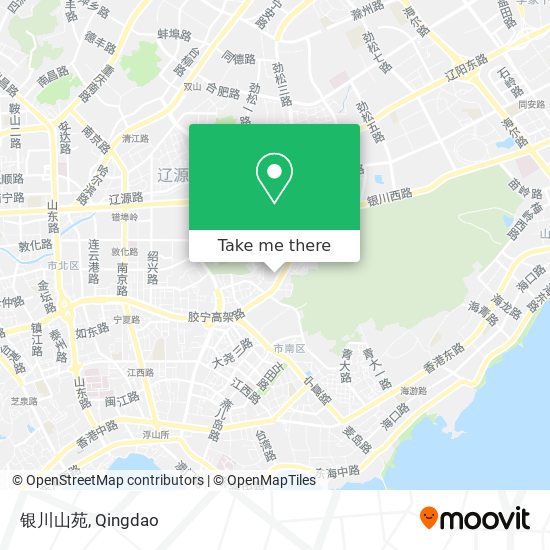 银川山苑 map