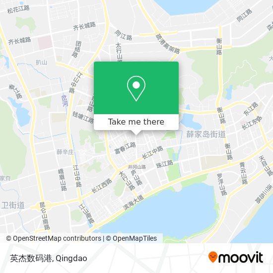 英杰数码港 map