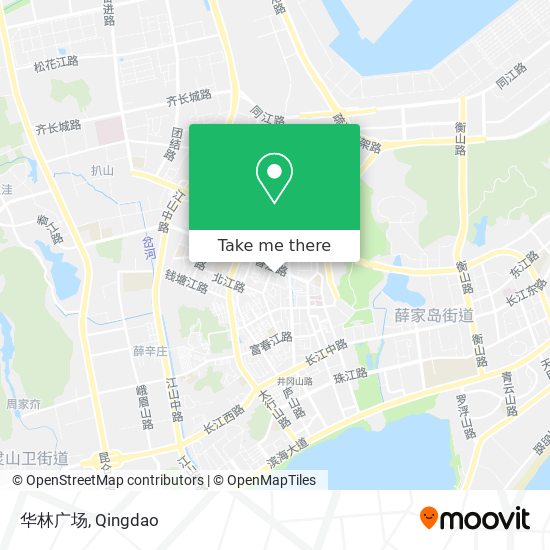 华林广场 map