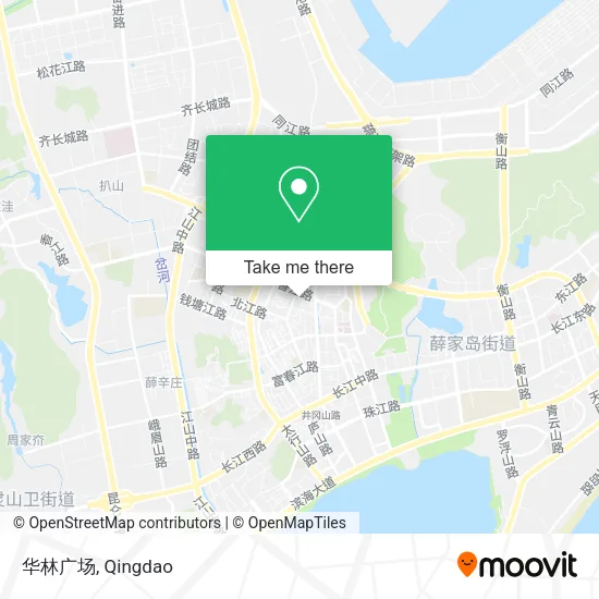 华林广场 map