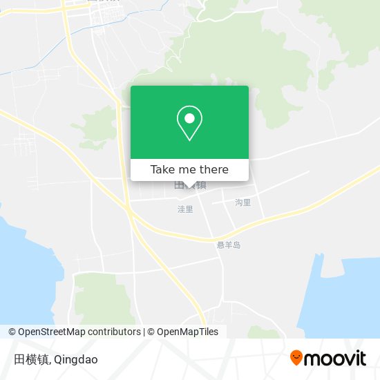田横镇 map